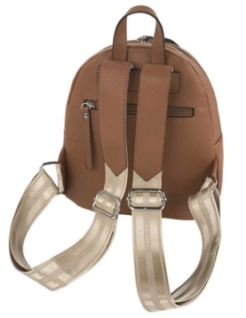 Mochila Lois Bege Castanha e Verde